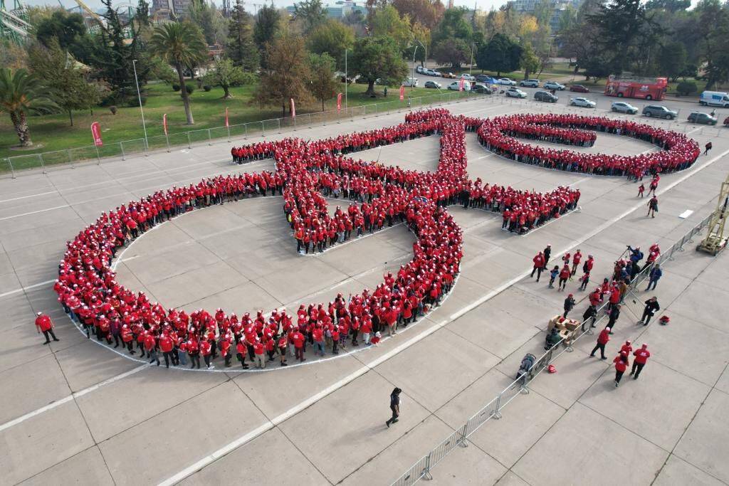 Dünyanın en büyük bisiklet figürünü oluşturmak için rekor denemesi