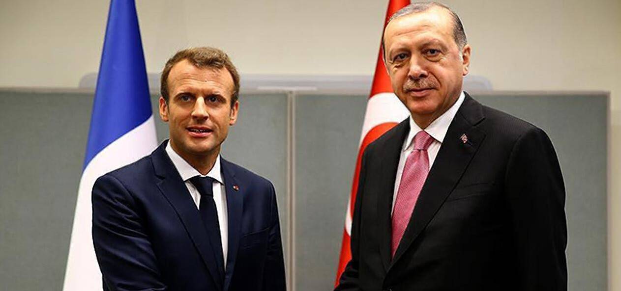 Cumhurbaşkanı Erdoğan, Fransa Cumhurbaşkanı Macron ile görüştü