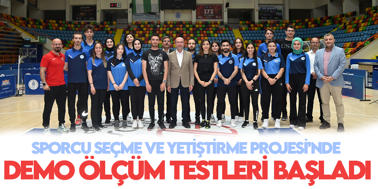 Sporcu Seçme ve Yetiştirme Projesi’nde demo ölçüm testleri başladı