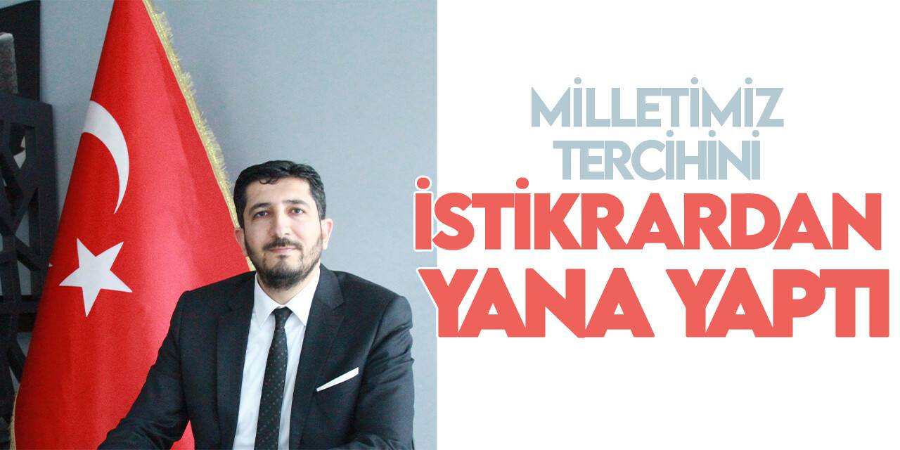 GİV Konya Şube Başkanı Ceylan: Milletimiz tercihini istikrardan yana yaptı