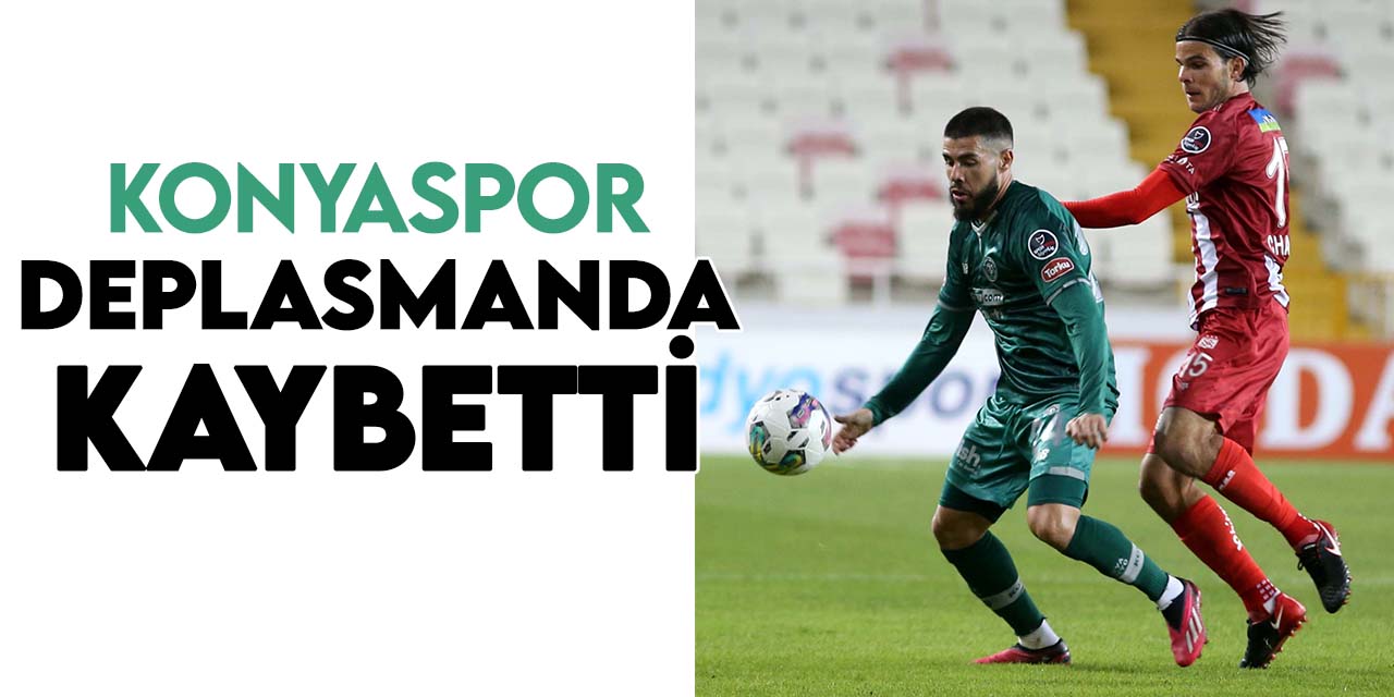 Konyaspor deplasmanda kaybetti