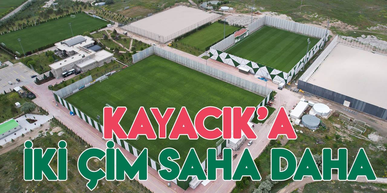 Konya Büyükşehir'den Konyaspor tesislerine 2 yeni çim saha