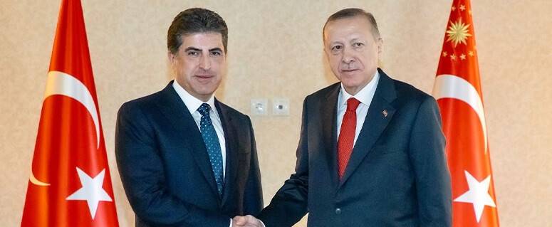 Başkan Barzani‘den Cumhurbaşkanı Erdoğan’a tebrik telefonu