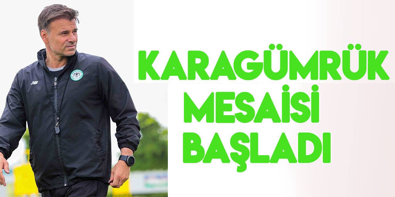 Konyaspor, Fatih Karagümrük maçı hazırlıklarına başladı