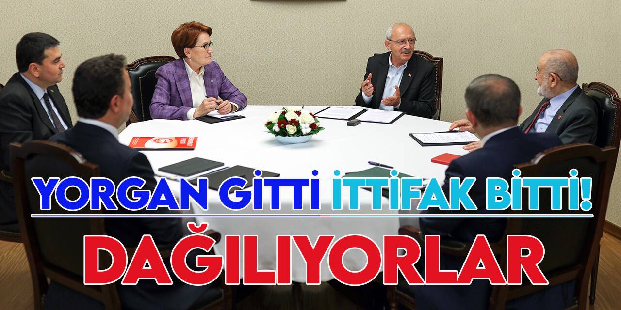 Cumhur İttifakı karşısında ağır yenilgi alan Millet İttifakı'nda dağılma emareleri!