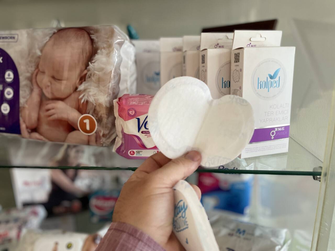 Karaman'da üretilen koltuk altı pedi yurt dışına da satılıyor