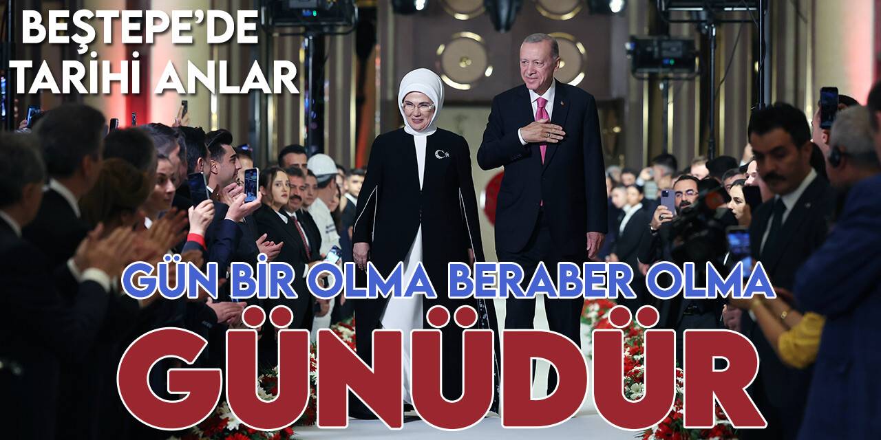 Cumhurbaşkanı Erdoğan: Gün bir olma, beraber olma, bin yıllık kardeşliğimizi perçinleme günüdür