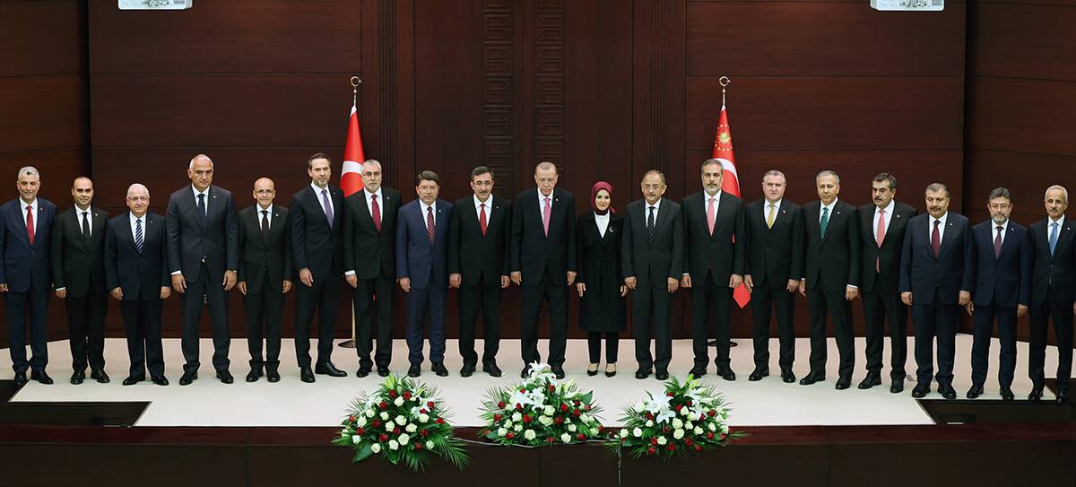 Cumhurbaşkanlığı kabinesi Resmi Gazete’de