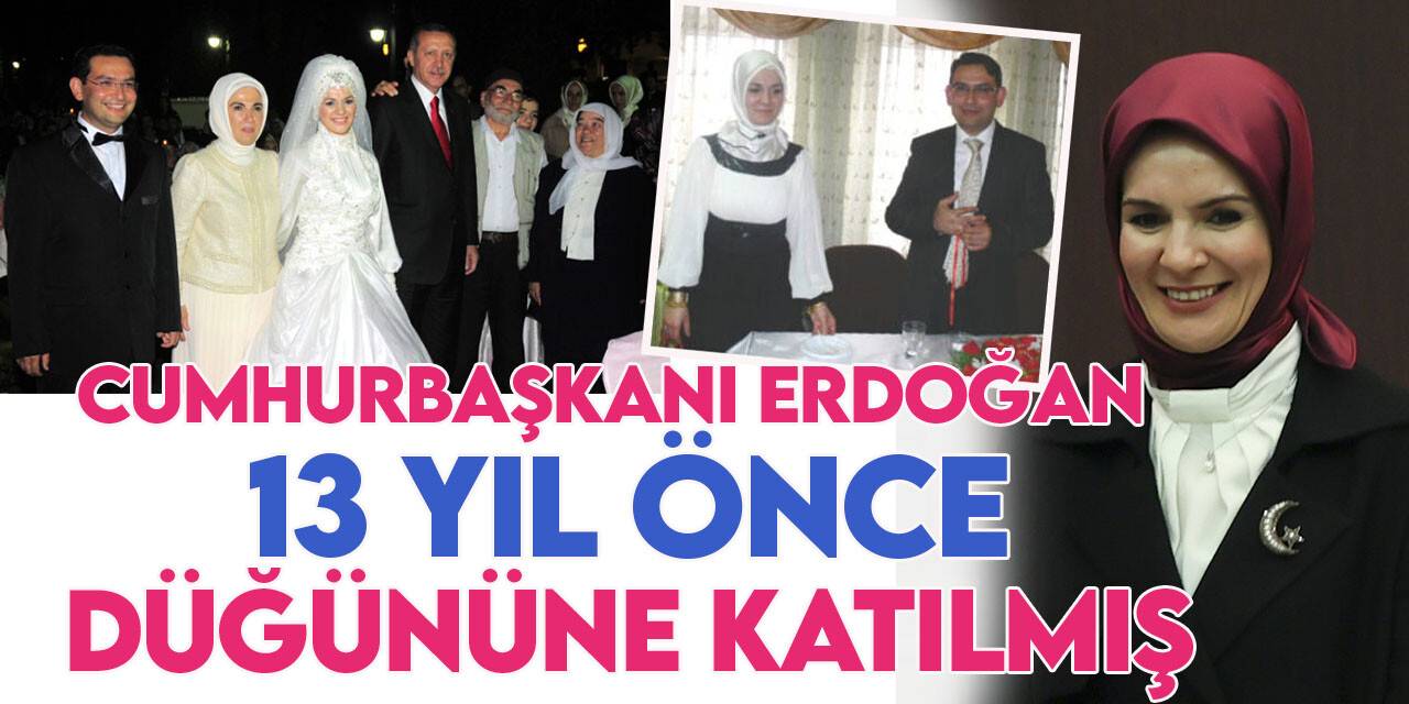 Cumhurbaşkanı Erdoğan, Bakan Mahinur Özdemir Göktaş'ın düğününe katılmış