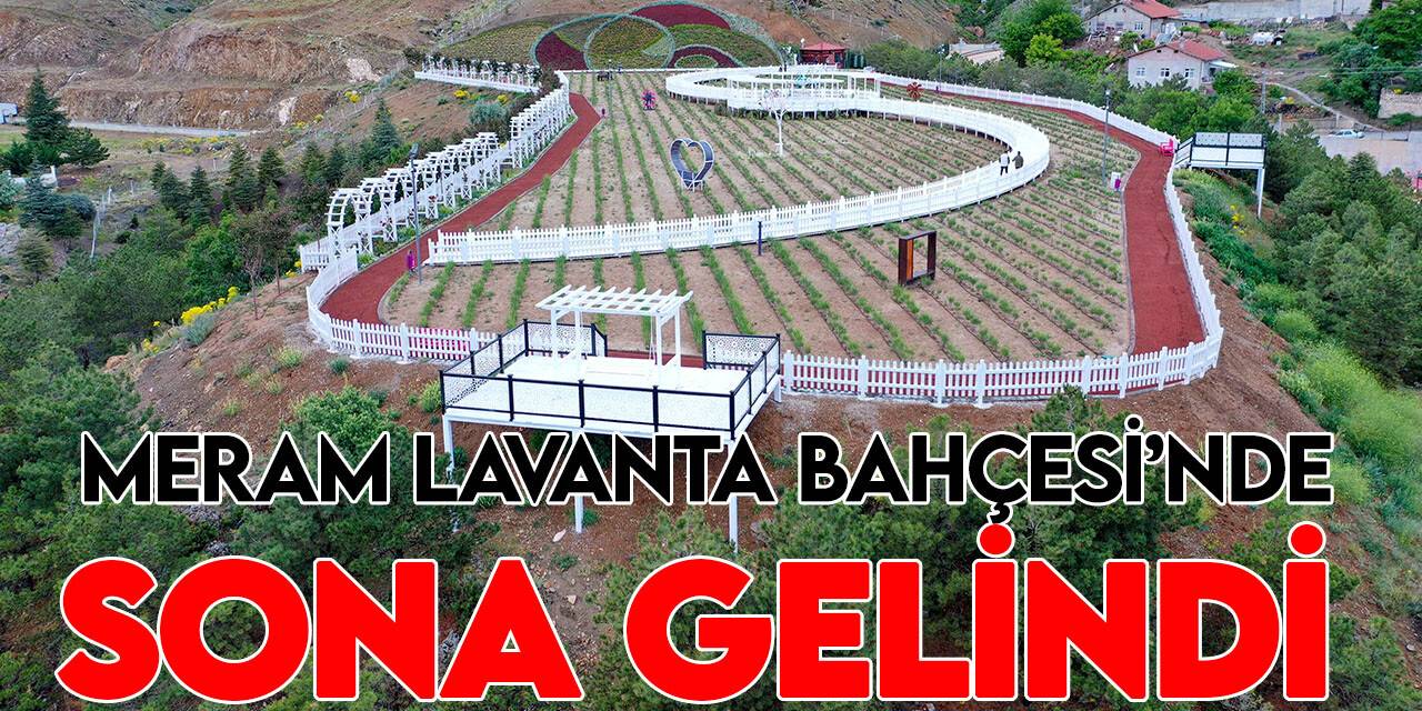 Meram Lavanta Bahçesi ziyaretçilerini ağırlamak için gün sayıyor