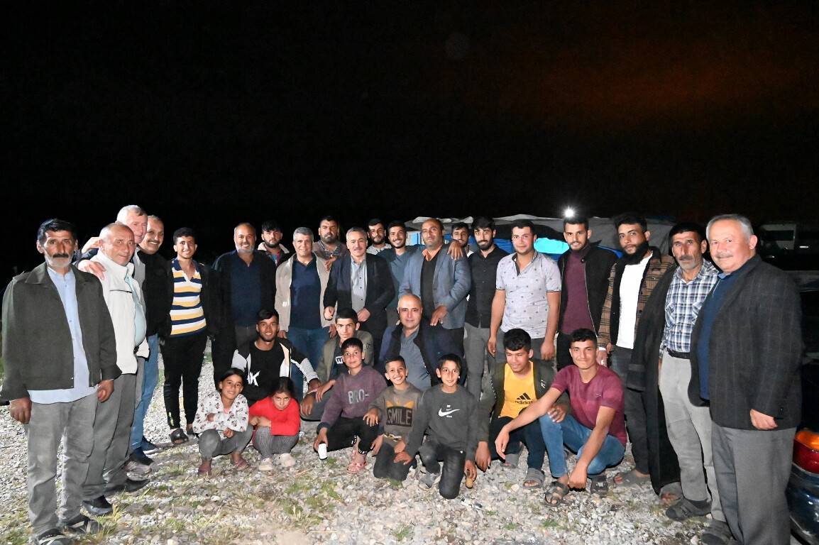 Mevsimlik tarım işçilerine ziyaret