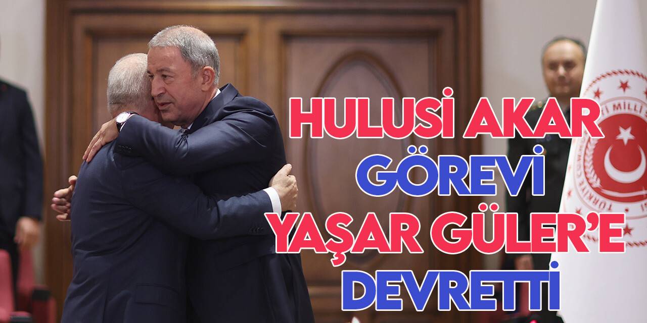 Milli Savunma Bakanlığında devir teslim töreni