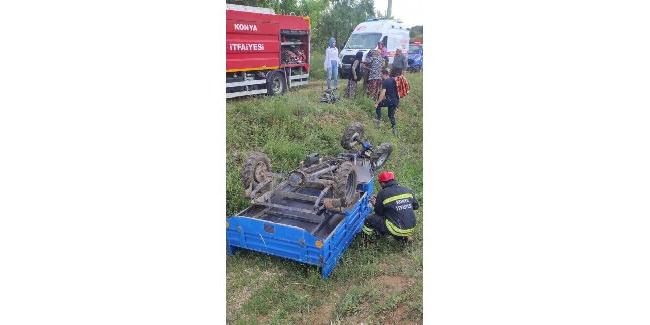 Devrilen patpatın altında kalan sürücü hayatını kaybetti