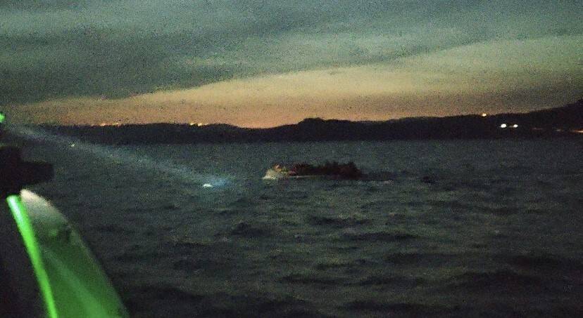 Ayvacık açıklarında 114 kaçak göçmen yakalandı