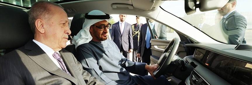 Cumhurbaşkanı Erdoğan, BAE Devlet Başkanı Muhammed bin Zayid Al Nahyan ile görüştü