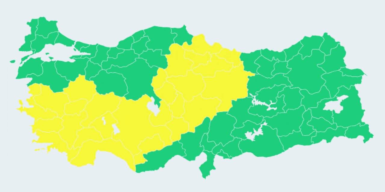 AFAD'tan Konya için "sarı" uyarı
