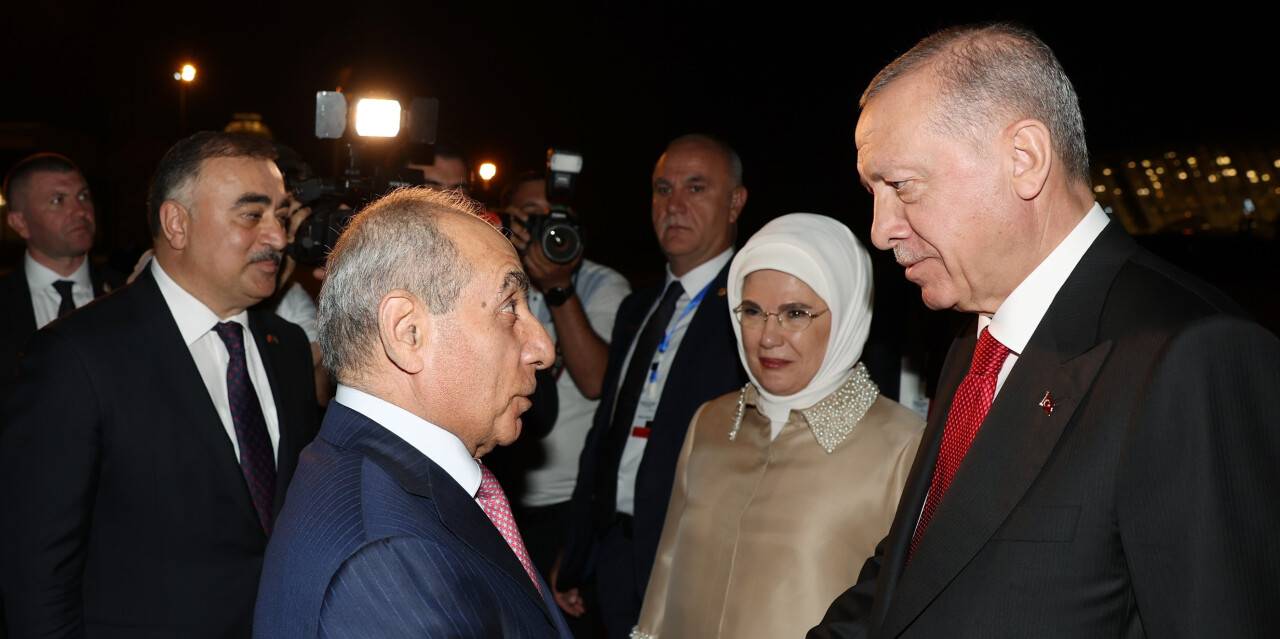 Cumhurbaşkanı Erdoğan Azerbaycan’da
