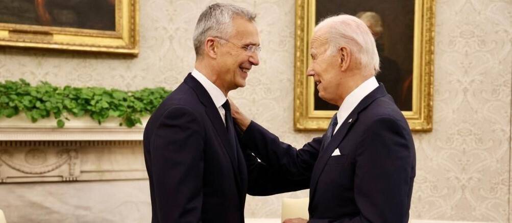 Biden,  Stoltenberg ile Beyaz Saray’da bir araya geldi
