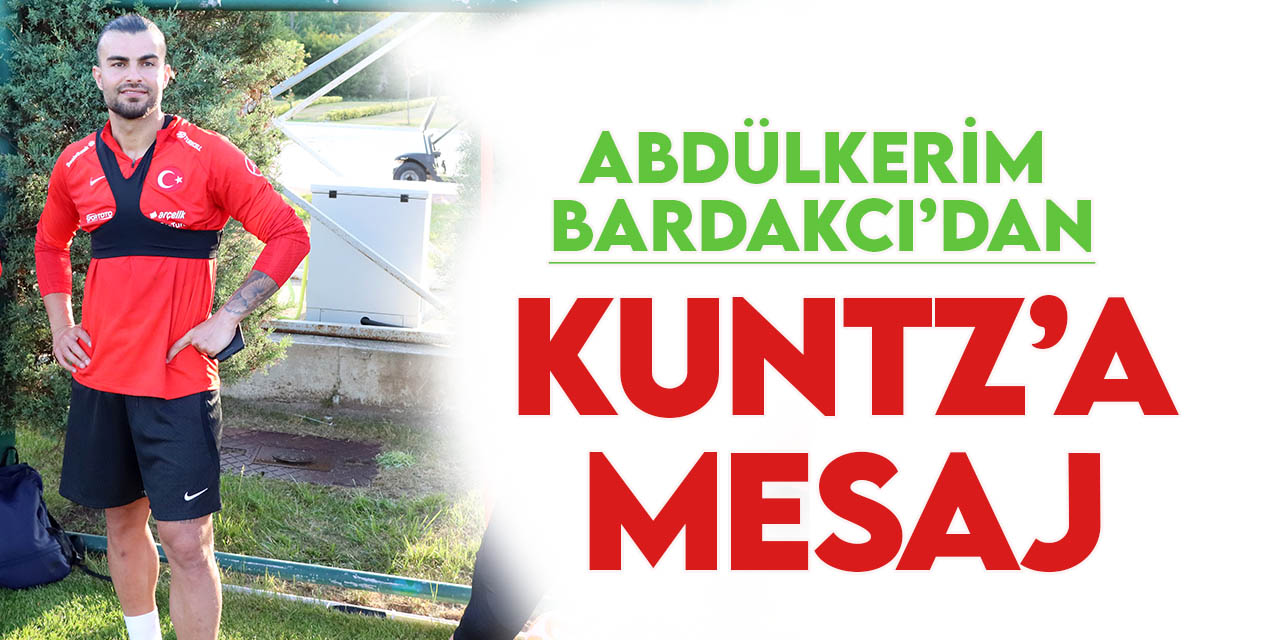 Abdülkerim Bardakcı, Milli Takım kampında soruları yanıtladı