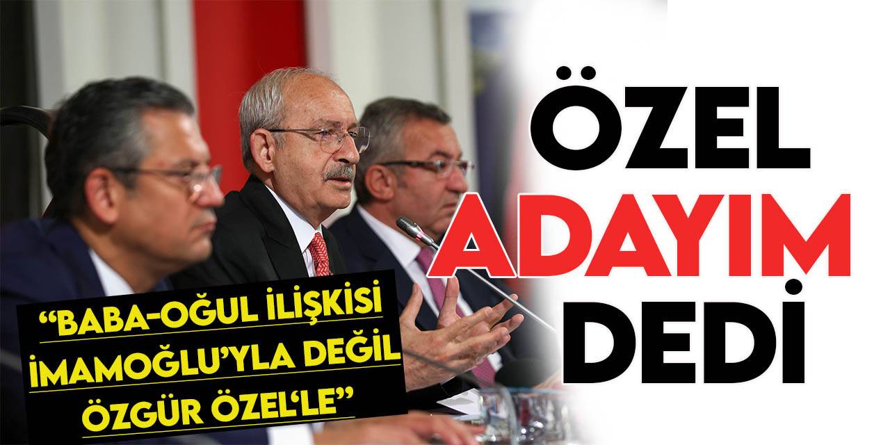 Özgür Özel: Aday mıyım, adayım, hazır mıyım hazırım!