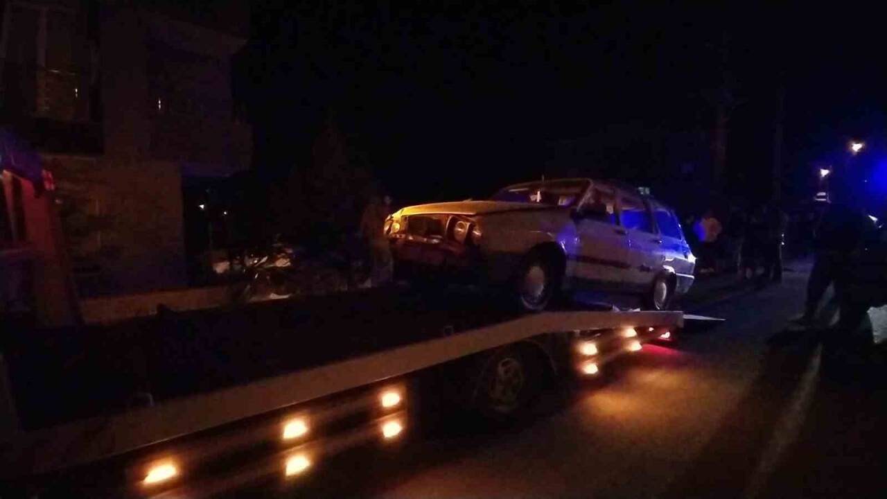 Çorum’da iki otomobil çarpıştı: 1 yaralı