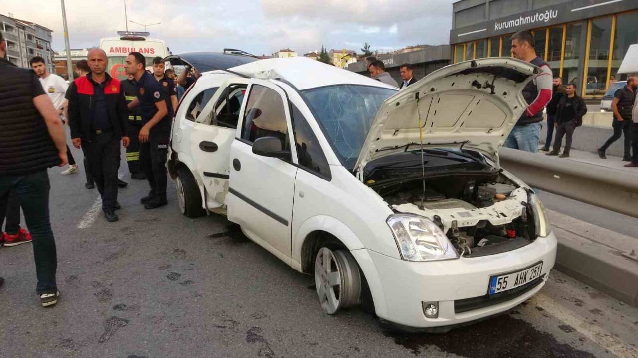 Trafik kazasında 2 yaralı