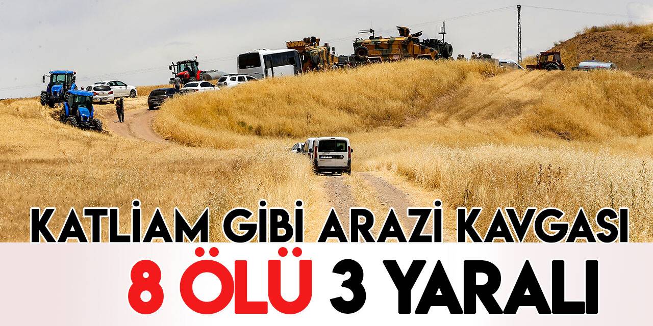 Diyarbakır’da arazi kavgası: 8 ölü