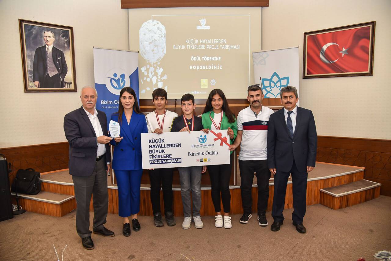 'Küçük hayallerden büyük fikirlere' de ödül töreni