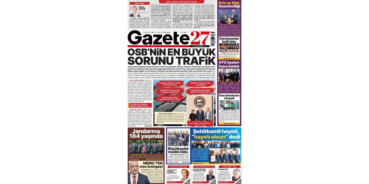 Gaziantep’te 4 gazete birleşti, Gazete27’yi kurdu