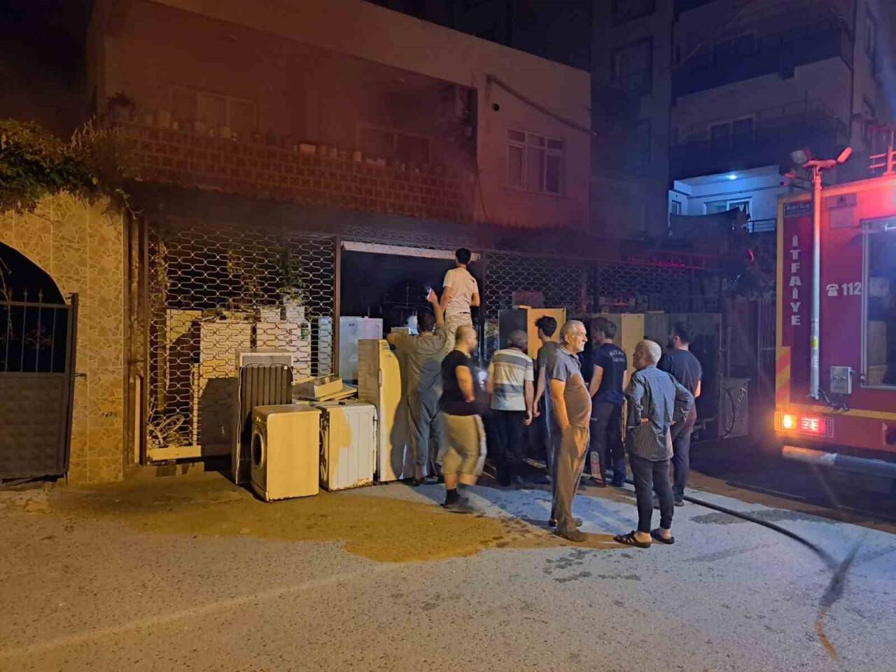 Yangın büyümeden söndürüldü