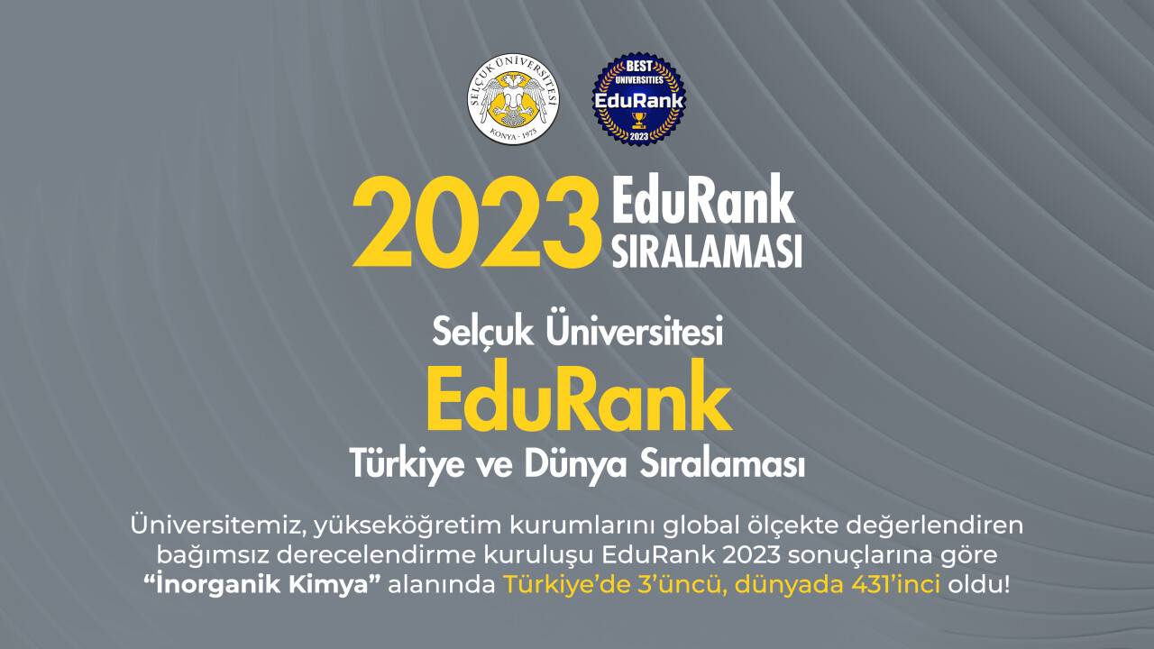 SÜ EduRank sıralamasında Türkiye 16'ncısı
