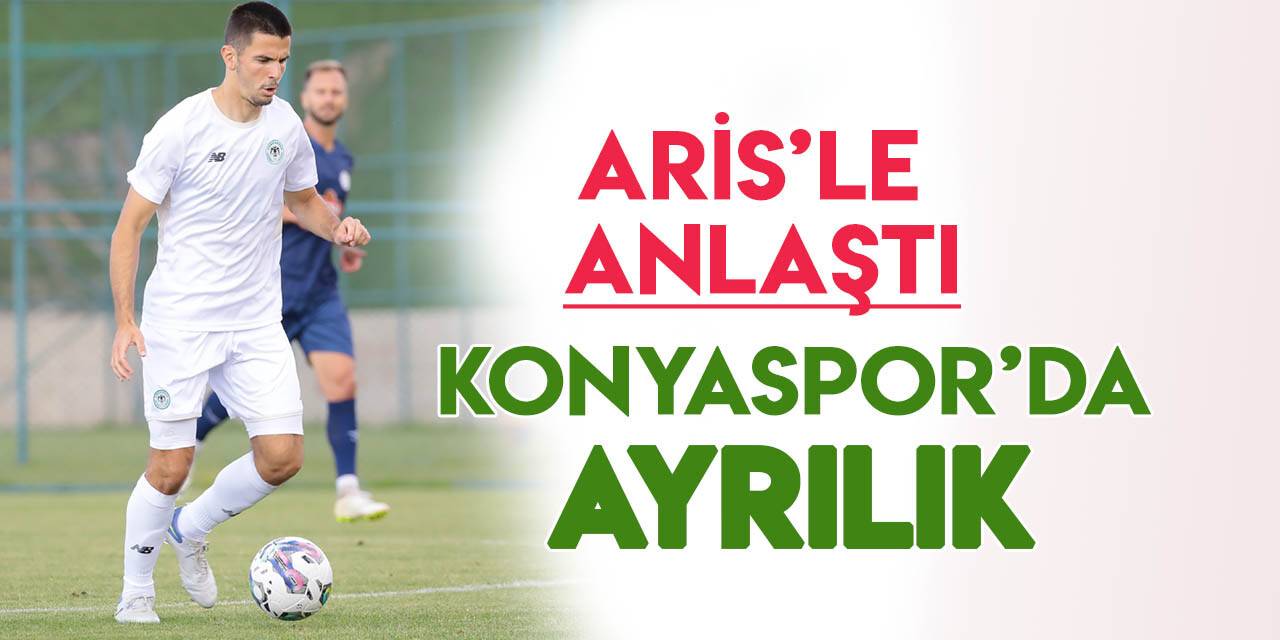 Konyaspor'da Pavicic'le yollar ayrıldı