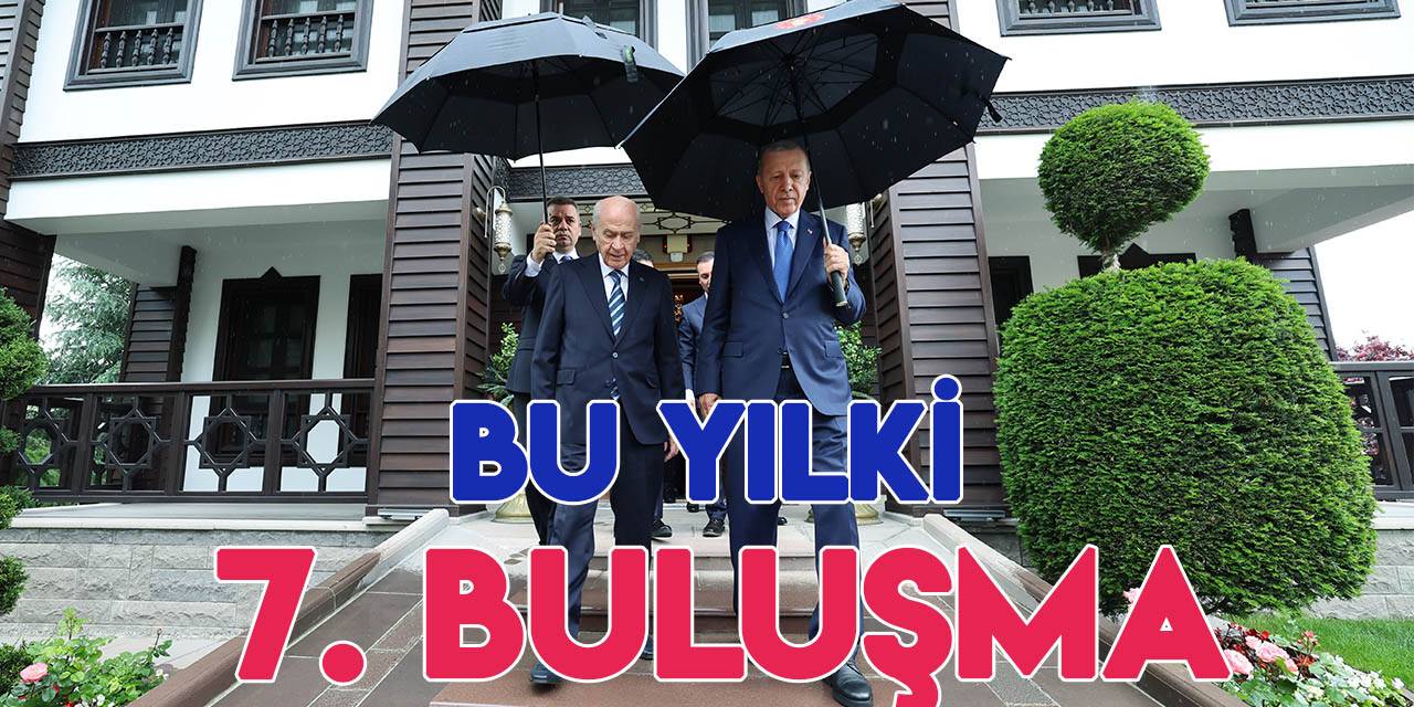 Cumhurbaşkanı Erdoğan MHP lideri Bahçeli'yi ziyaret etti