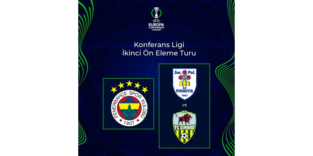 UEFA Avrupa Konferans Ligi’nde, Türk takımlarının rakipleri belli oldu