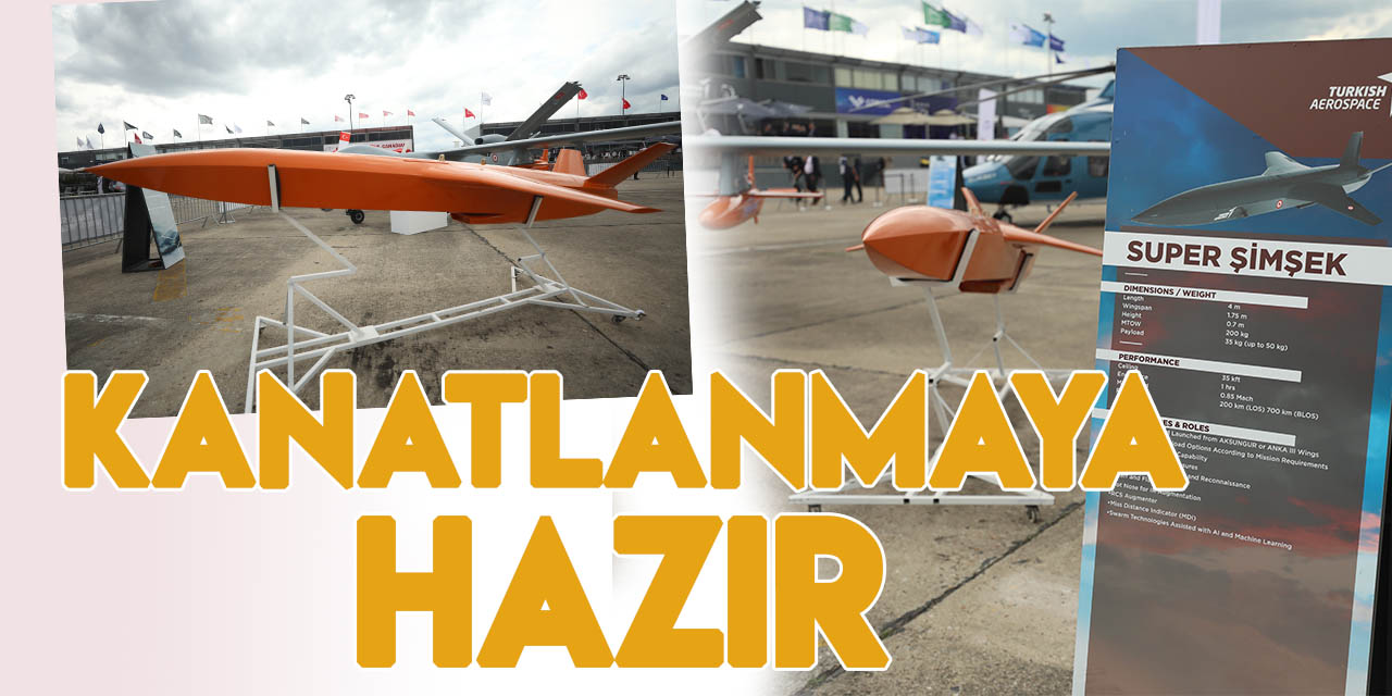 Türkiye'nin yüksek hızlı hedef uçağı "SÜPER ŞİMŞEK" kanatlanmaya hazır