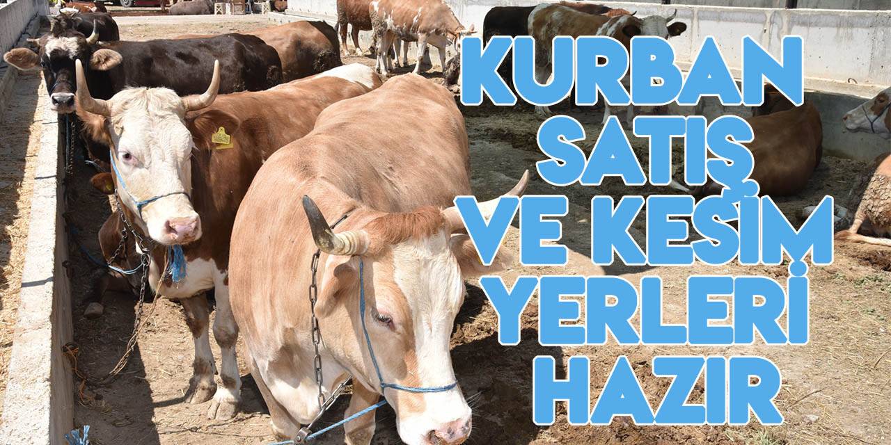 Selçuklu’da kurban satış ve kesim yerleri hazır