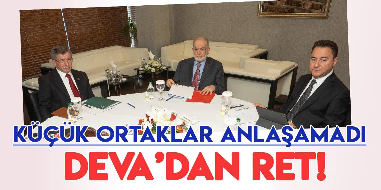 DEVA, Saadet ve Gelecek "grup kurma" konusunda anlaşamadı
