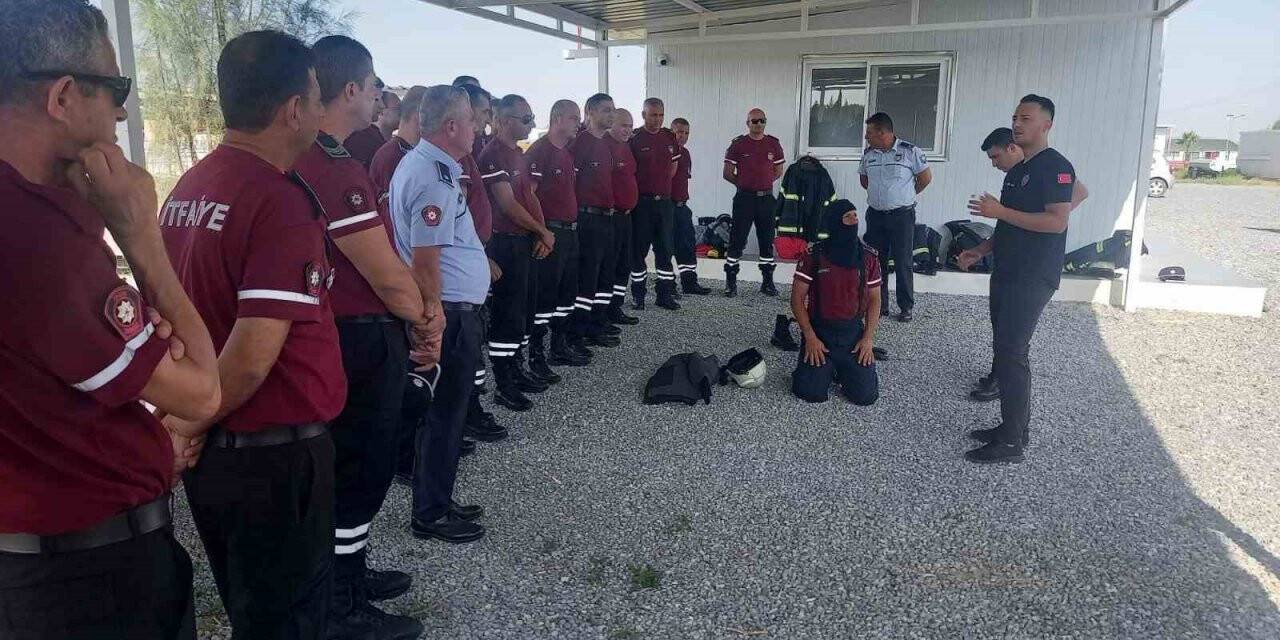 Konya Büyükşehir İtfaiyesi'nden KKTC'de eğitim