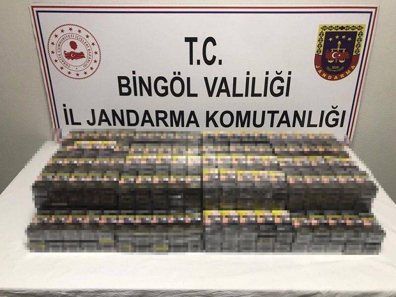 720 paket kaçak sigara ele geçirildi
