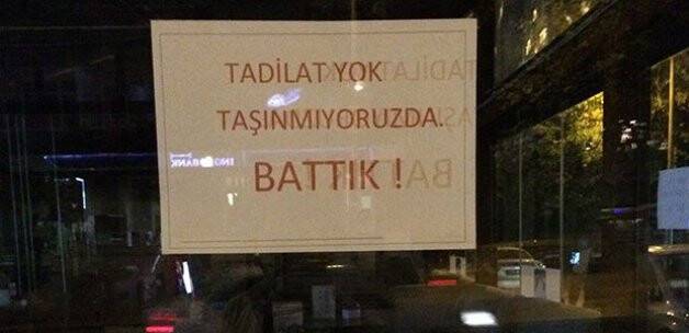 Lüks semtte görenleri şaşırtan yazı!