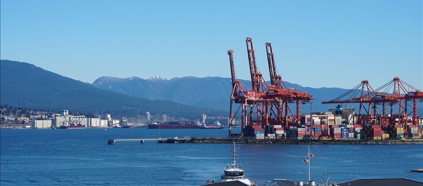 Kanada'nın British Columbia eyaletinde, liman işçileri greve gitti