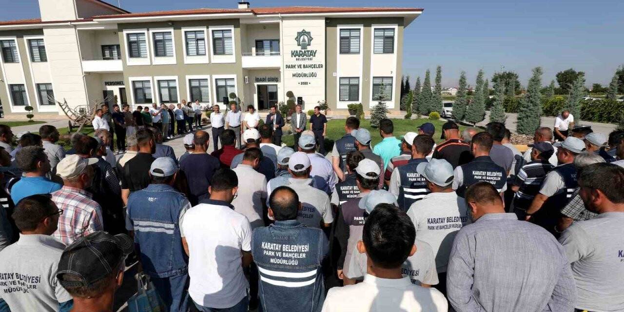 Başkan Hasan Kılca, çalışma arkadaşlarıyla bayramlaştı