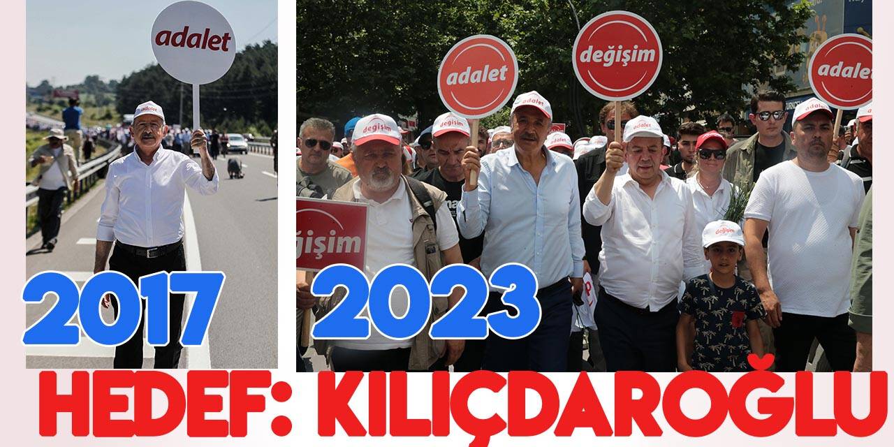 Bolu Belediye Başkanı Tanju Özcan "Adalet ve Değişim Yürüyüşü"ne başladı