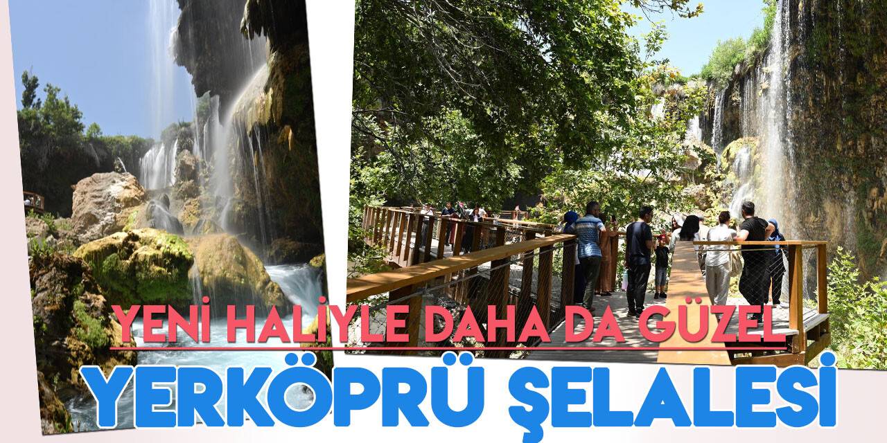 Yerli ve yabancı misafirlerin uğrak noktası: Konya Yerköprü Şelalesi