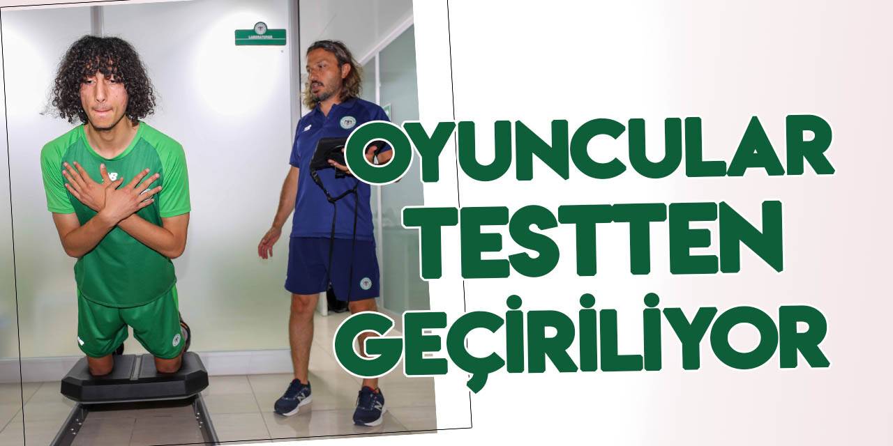 Konyaspor'da testler başladı