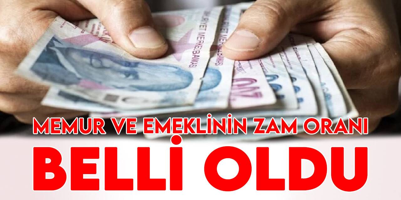Memur ve emeklinin zam oranı  belli oldu! Refah payı da eklenecek