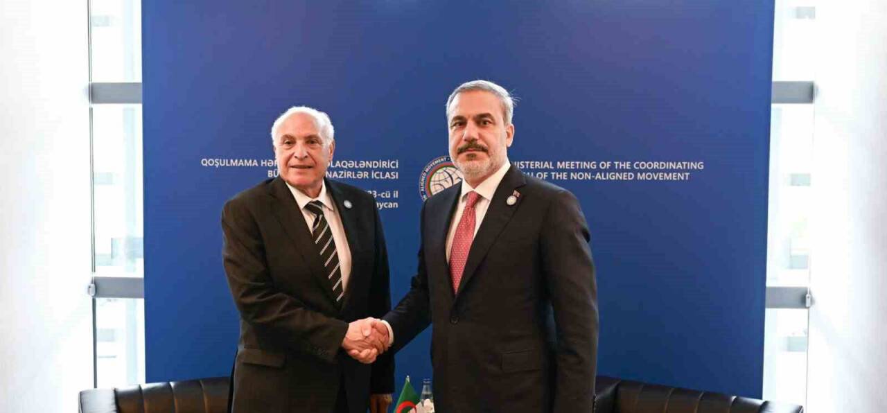 Dışişleri Bakanı Fidan, Cezayirli mevkidaşı Attaf ile görüştü