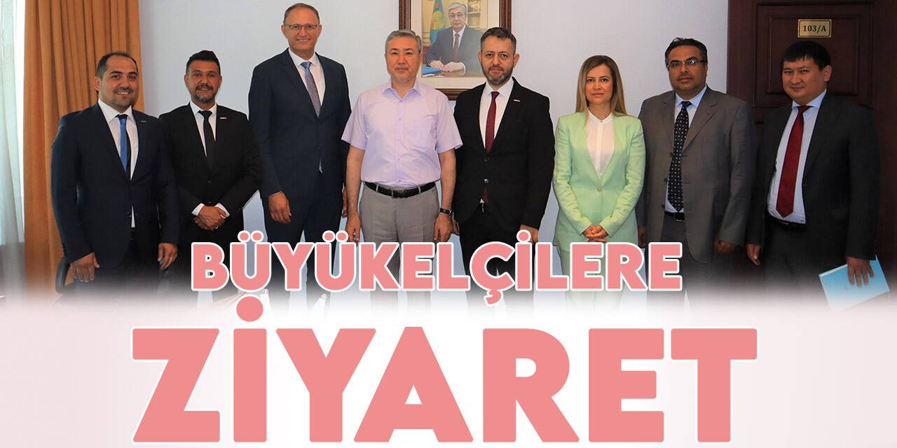 ASKON Konya’dan büyükelçilere ziyaret