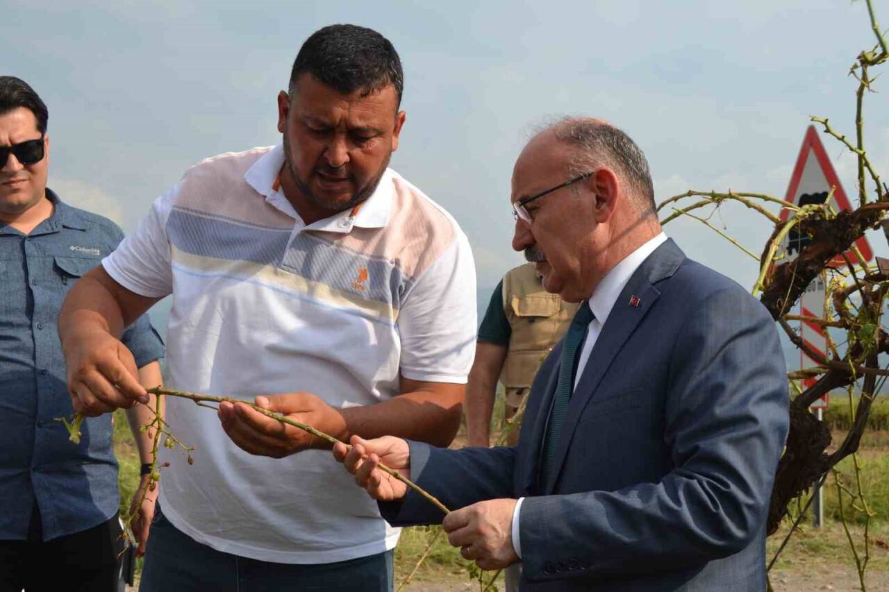 Manisa’yı dolu vurdu, tarım arazileri zarar gördü