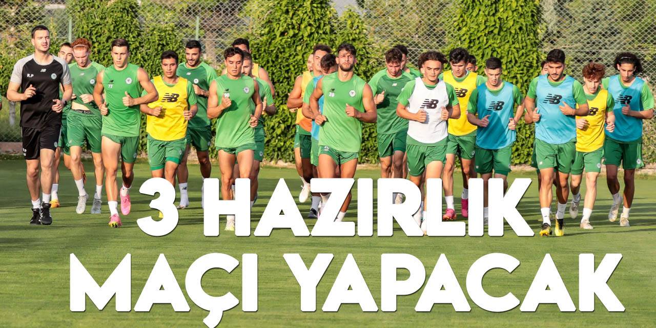Konyaspor'un hazırlık maçları belli oldu